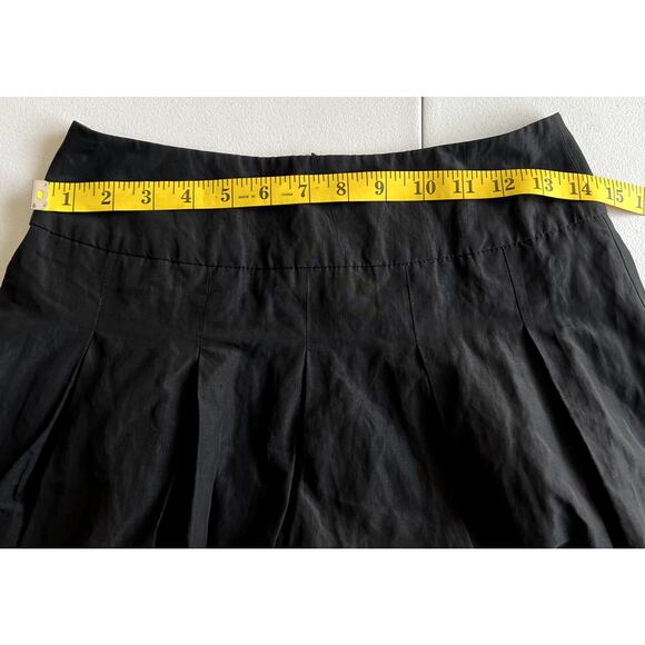 Max&Co. Mini Skirt Women Size 2 Black Pleated Coquette Dark Academia School Girl - Picture 4 of 8
